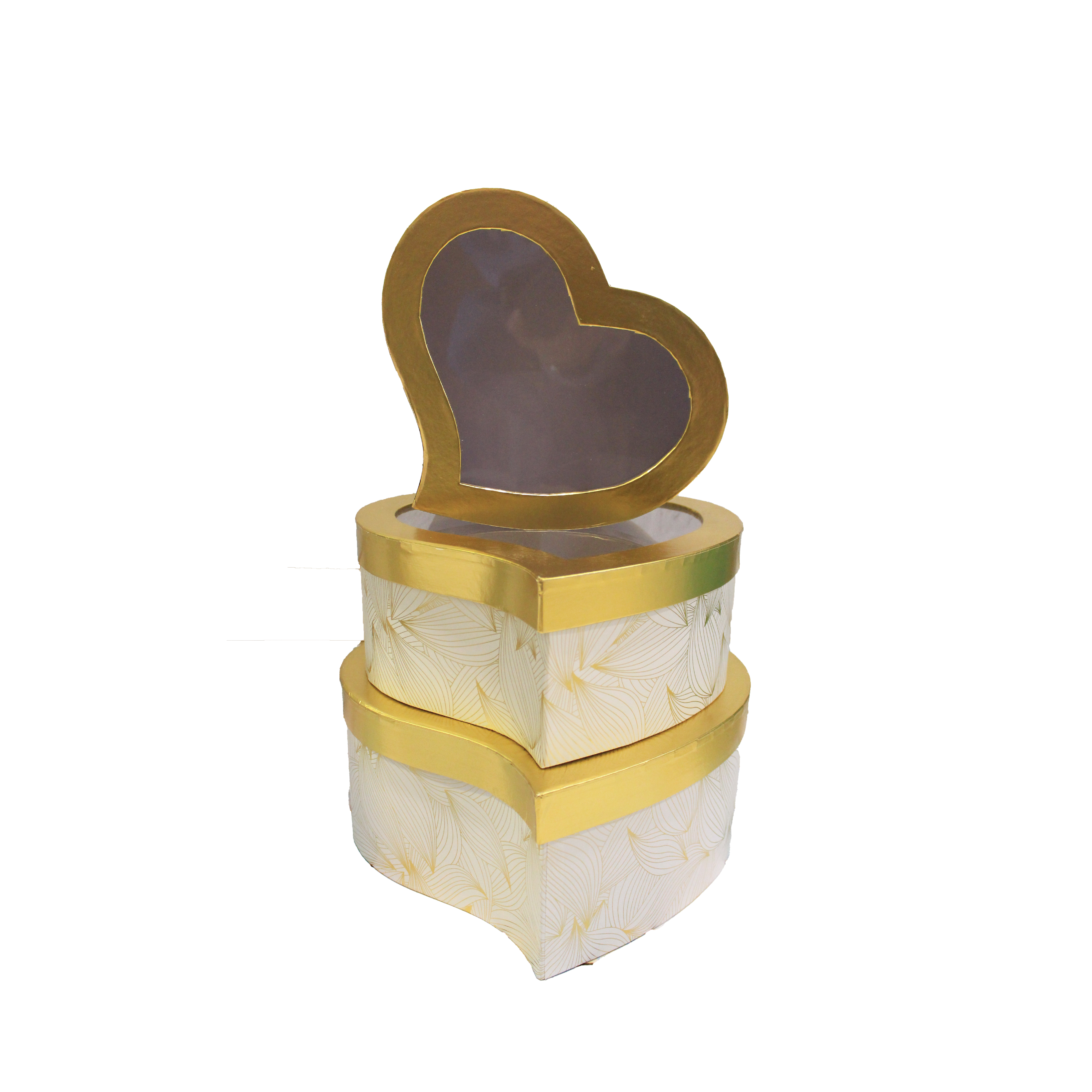 صندوق هدايا 3 قطع قلب ماربل 1021-2