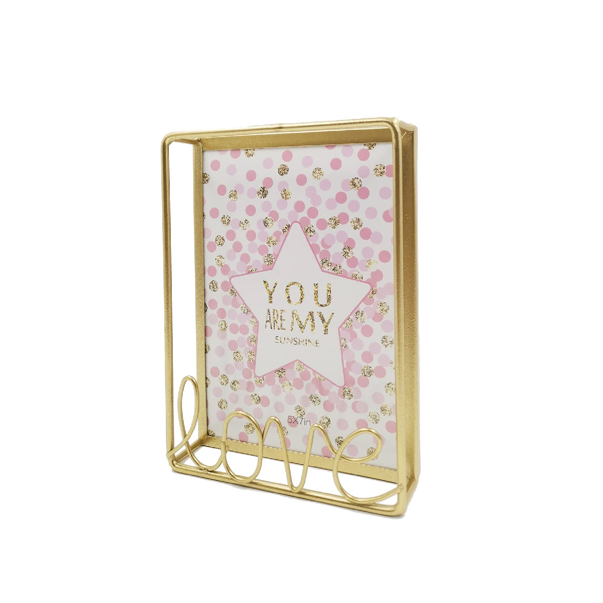 فريم صورة معدن ذهبي 1114-2