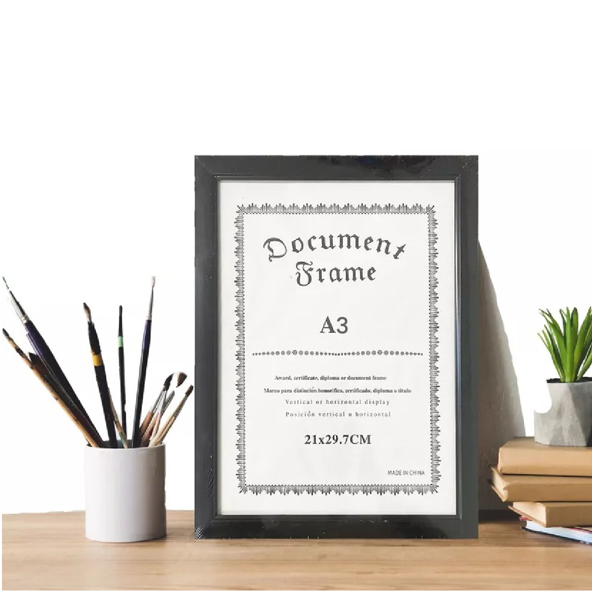 برواز شهادة A3 اسود  3012-3 / 3214-19