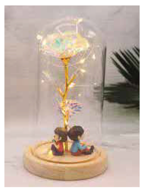 وردة دائمة ذهبي كبل 1206-5