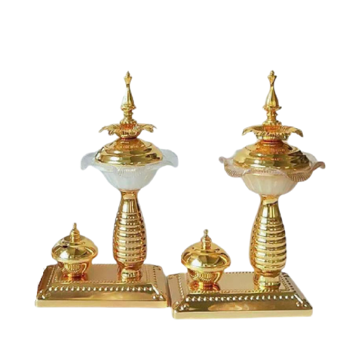 مبخرة وردة ابيض دبل 1218-1