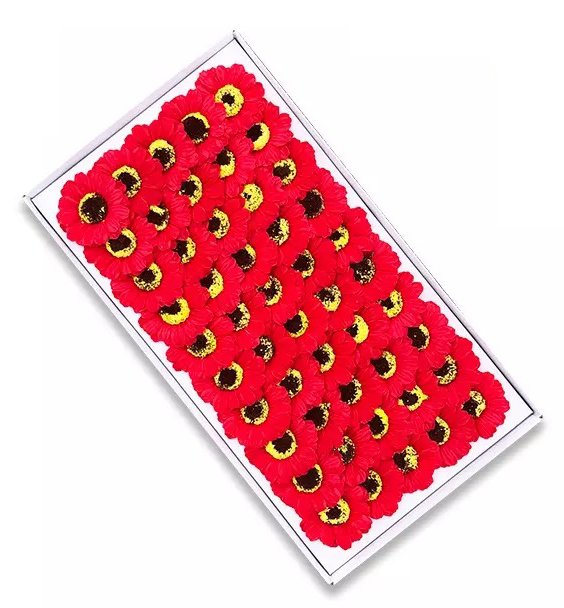 ورد عباد الشمس احمر 1417-2