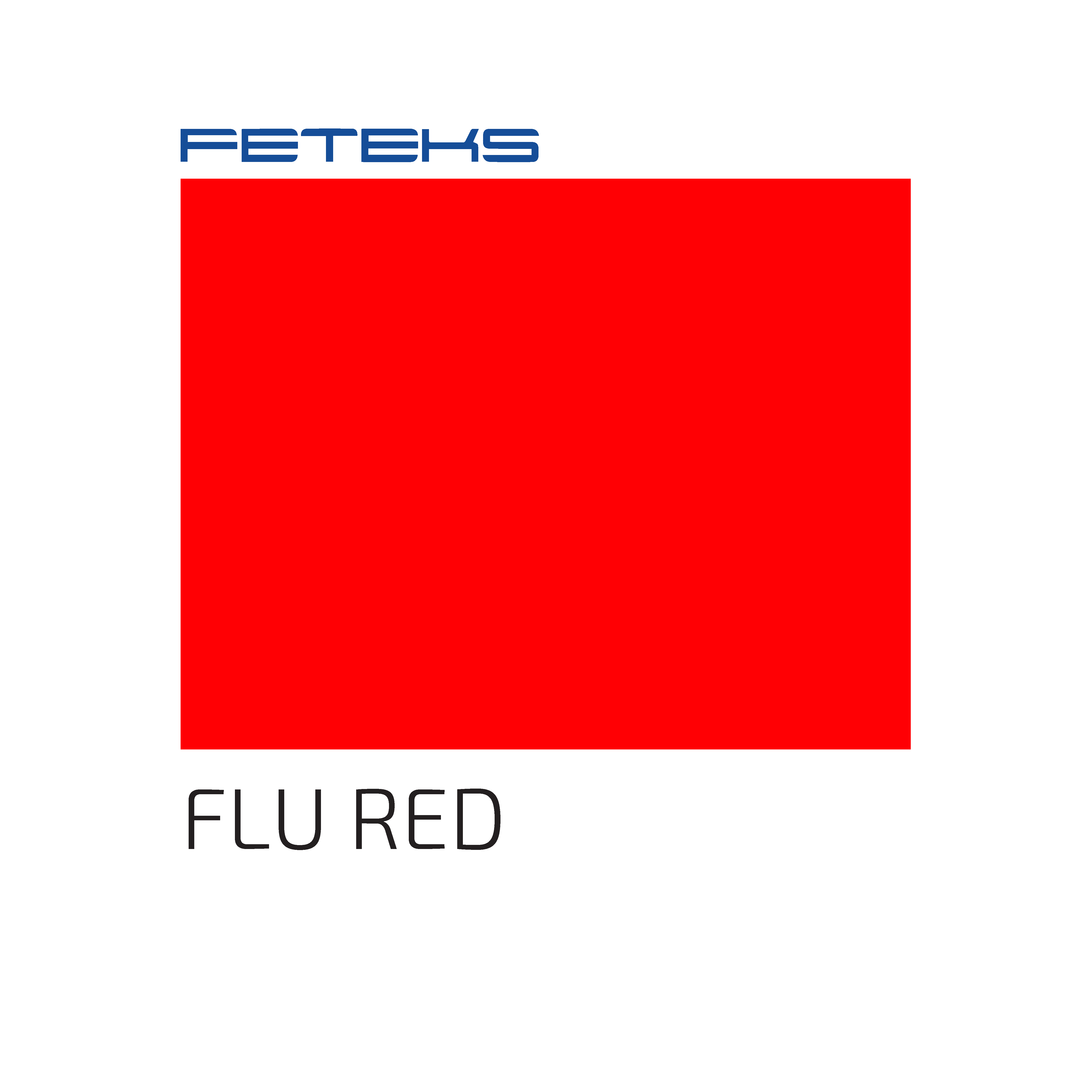PLASTISOL FLU RED