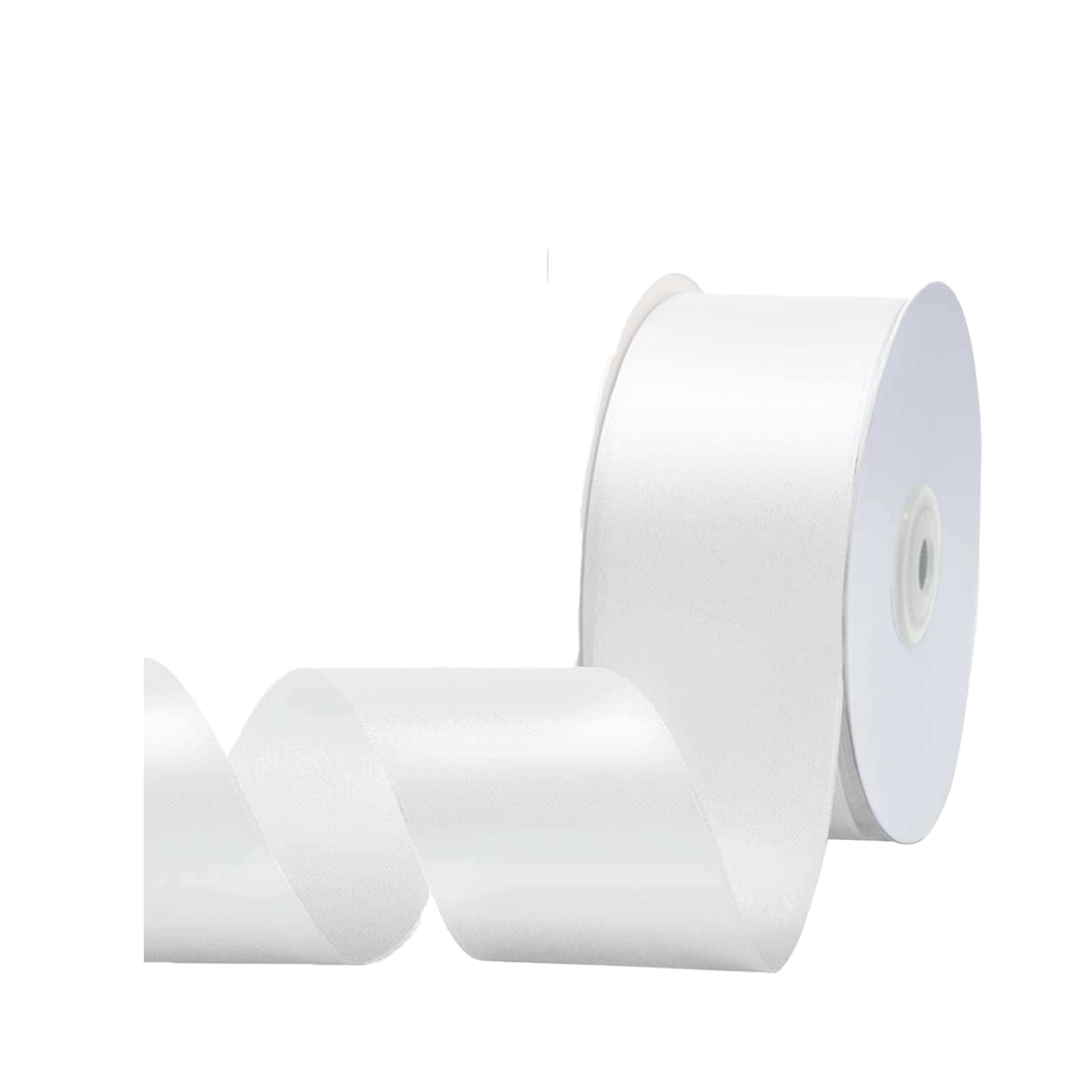 شبر تغليف 4 سم ستان ابيض 2807-1 / 3004-9