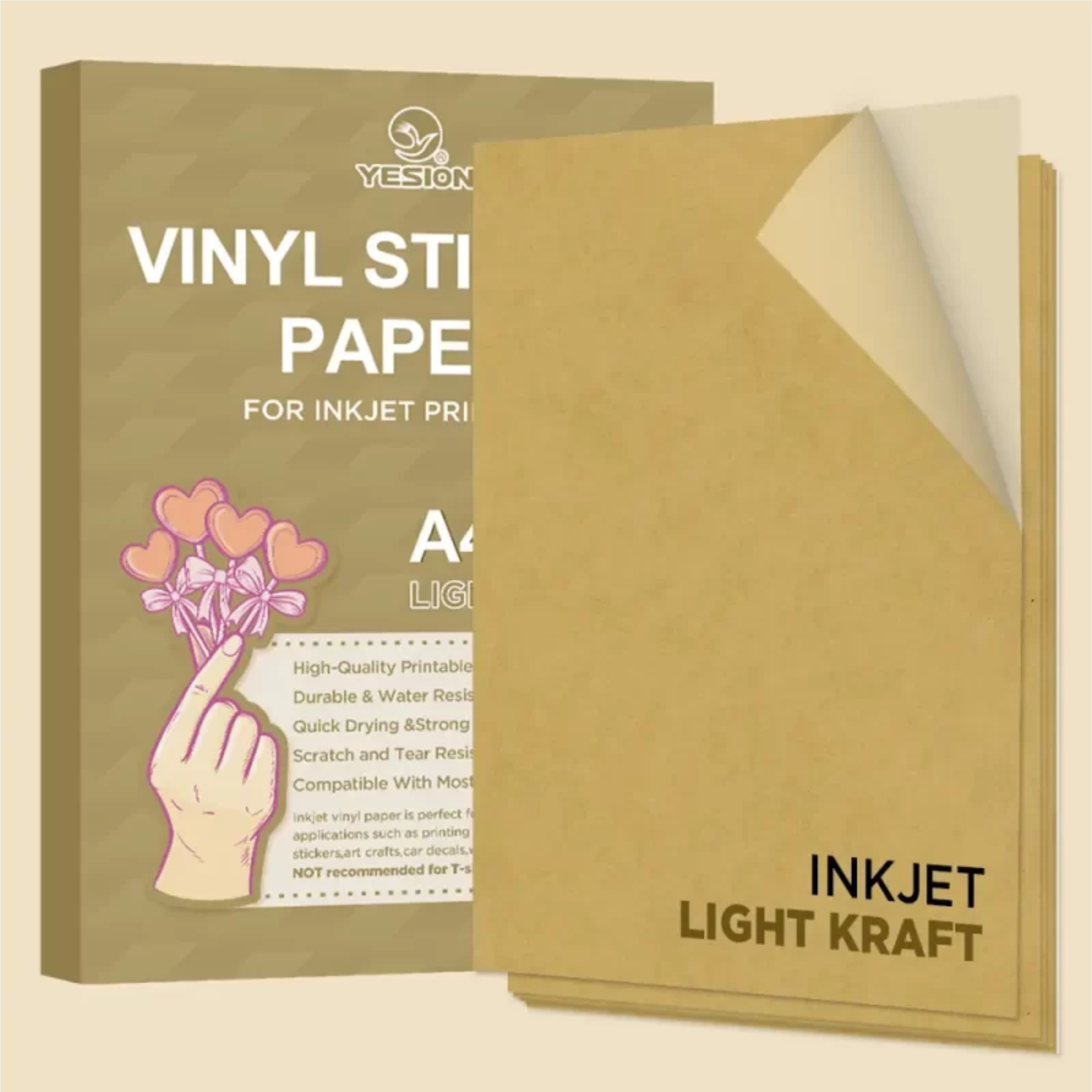 2848-5 / kraft adhesive paper-light A4 2701-4