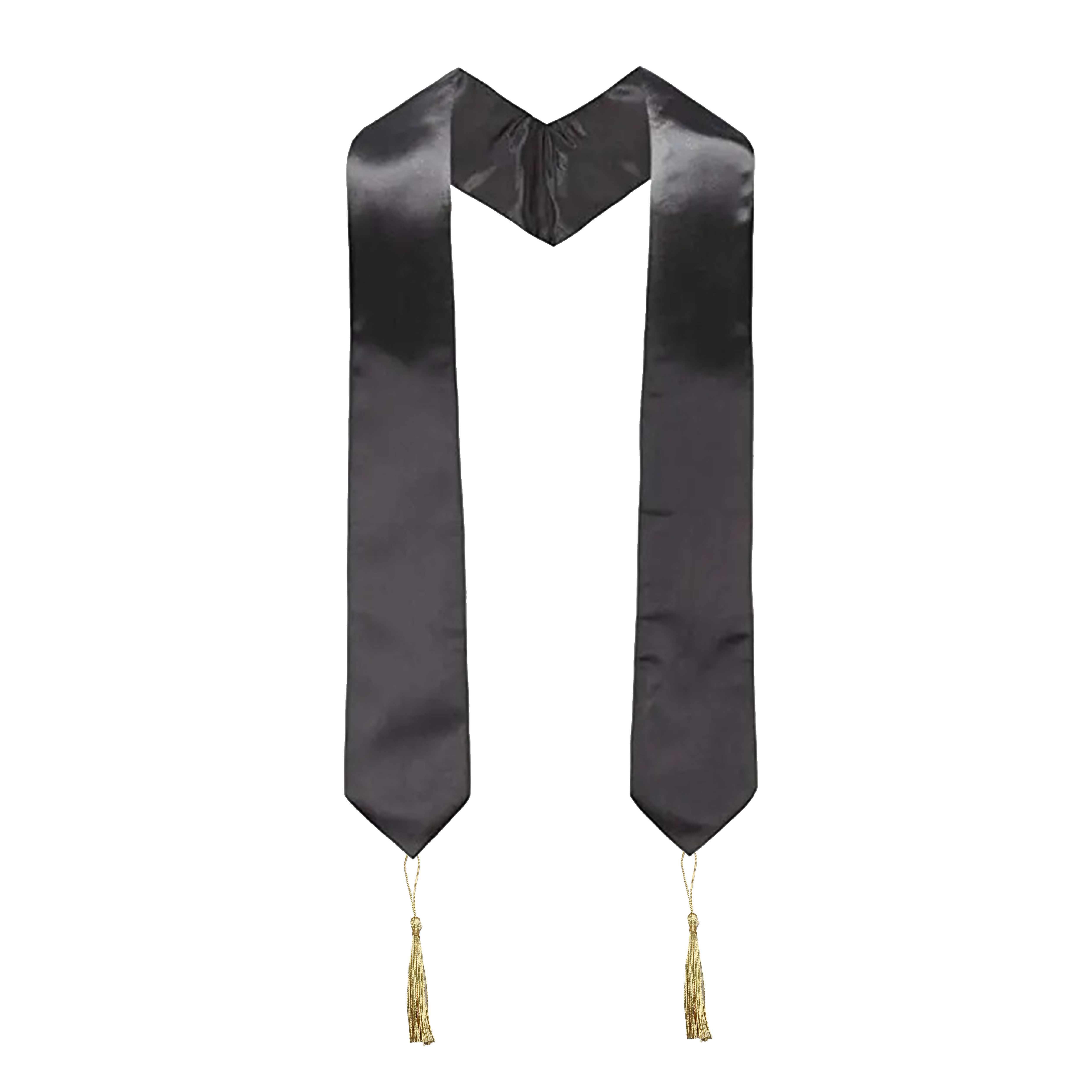 وشاح تخرج ستان اسود 2106-6 / 2702-3