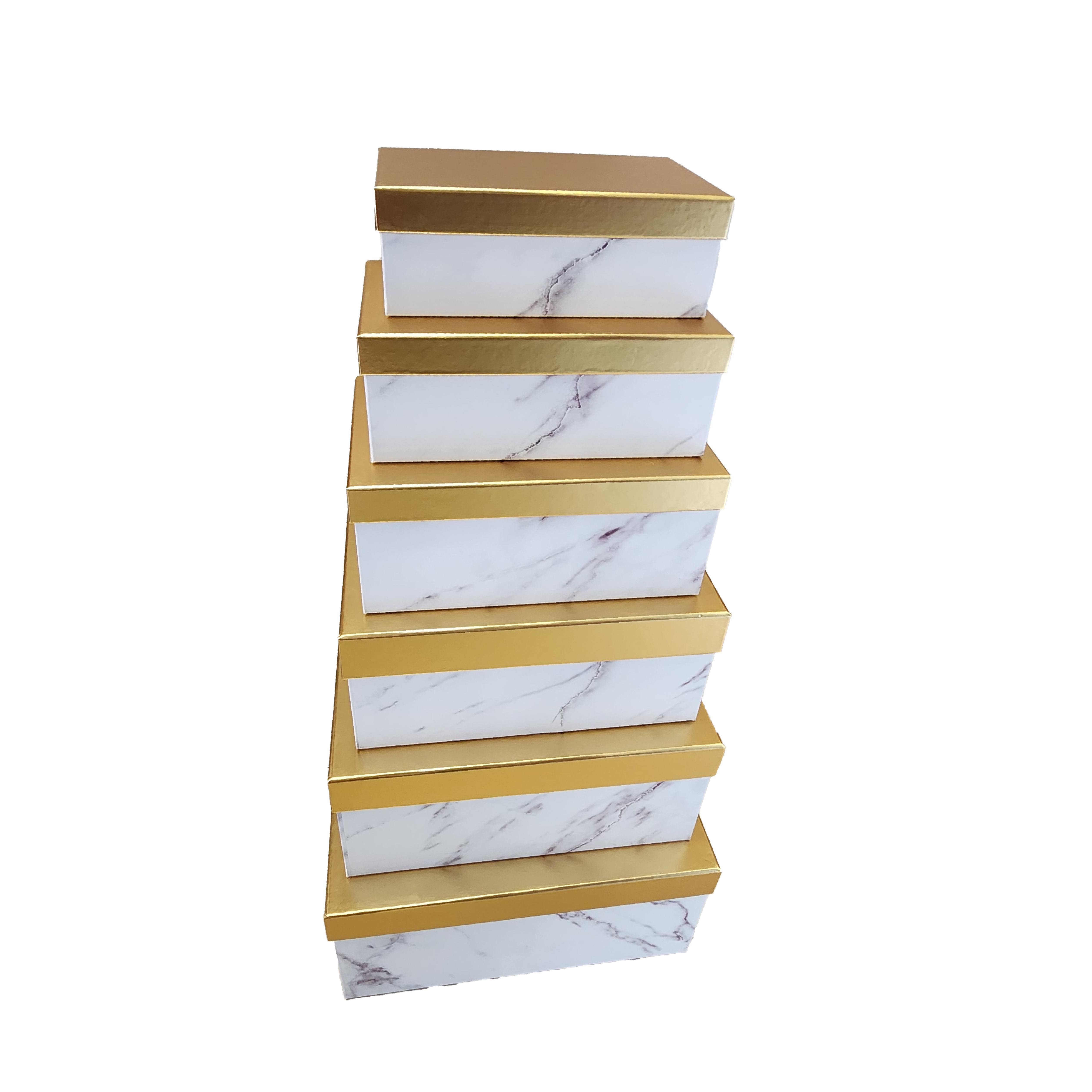 صندوق 6 قطع ابيض ماربل 2321-2