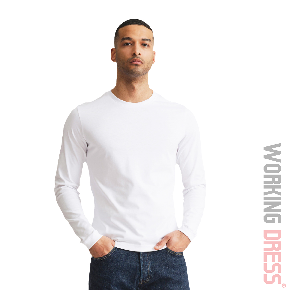 تي شيرت قطن كم طويل