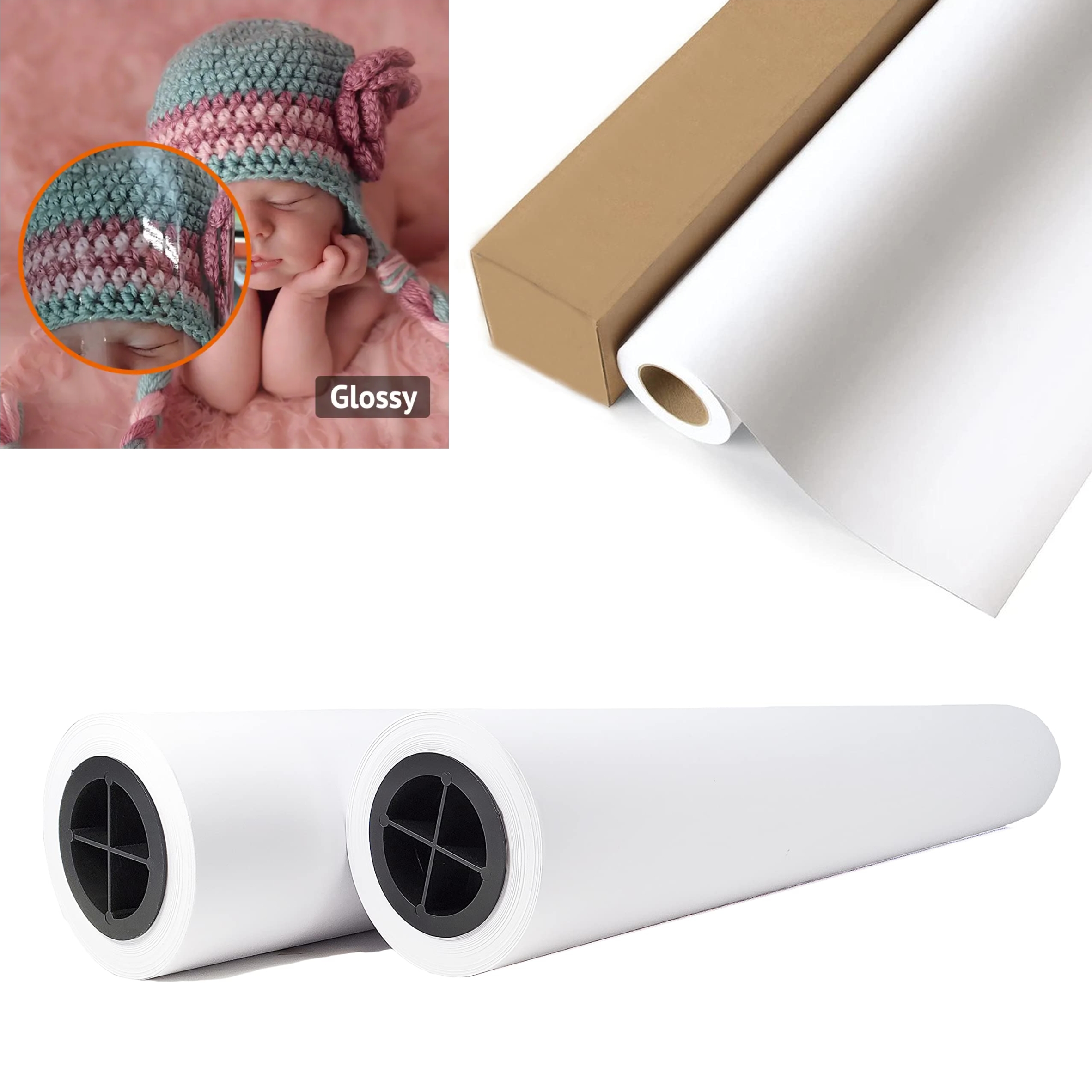 Photo Paper RC Roll Glossy 260g 91.4*30 / 2206-6 / 2502-7