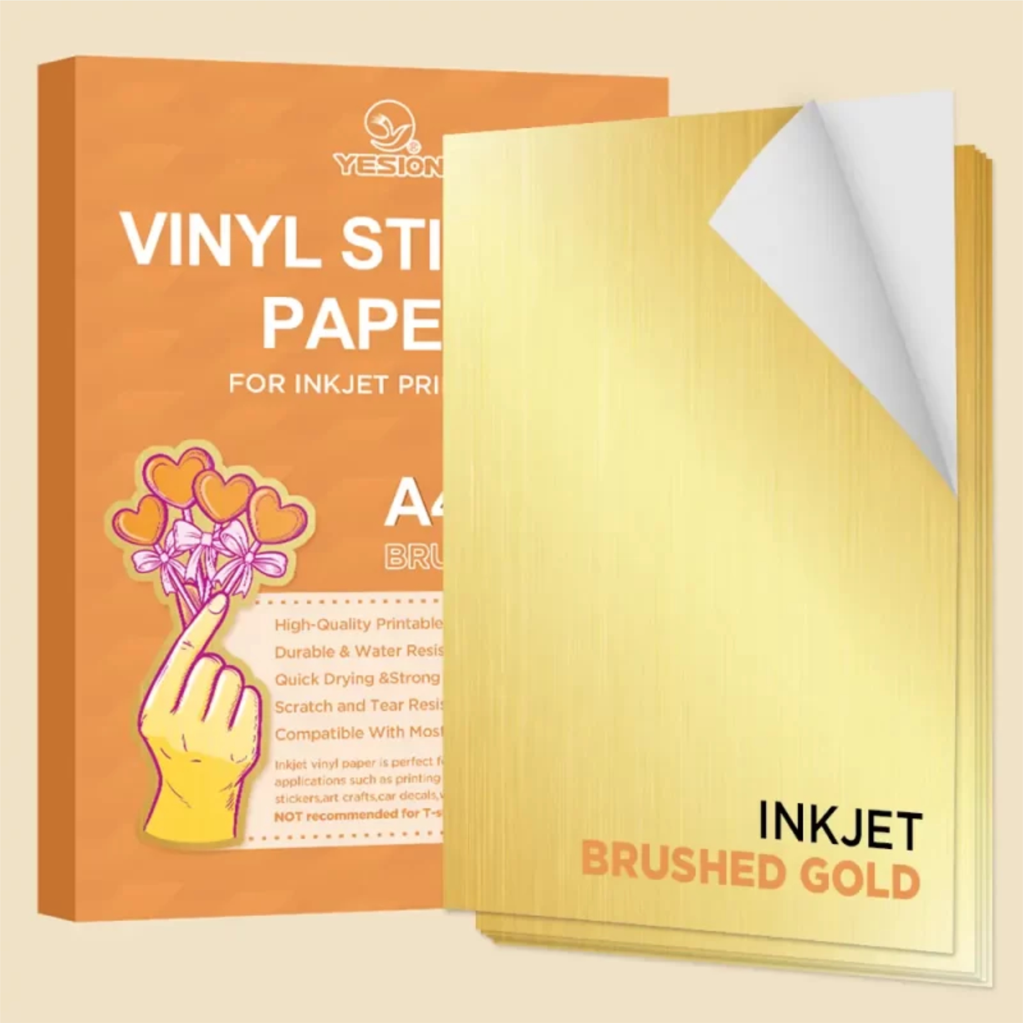 لاصق ذهبي A4 PET 3553-4