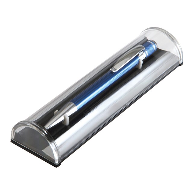 علبة قلم شفاف اسود 3244-6