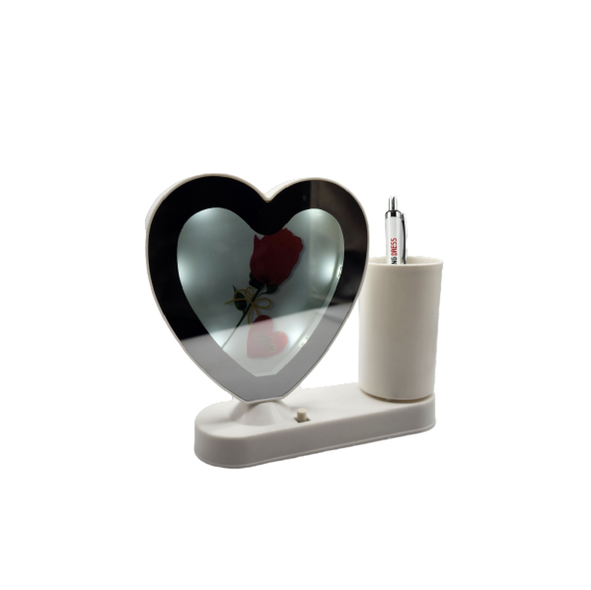 مراي قلب مع علبة اقلام 2614-5