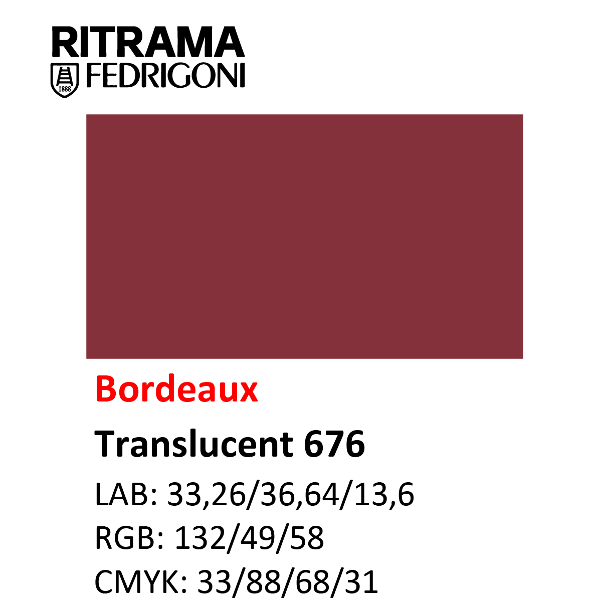 RI-TRANSLUCENT 676 Bordeaux