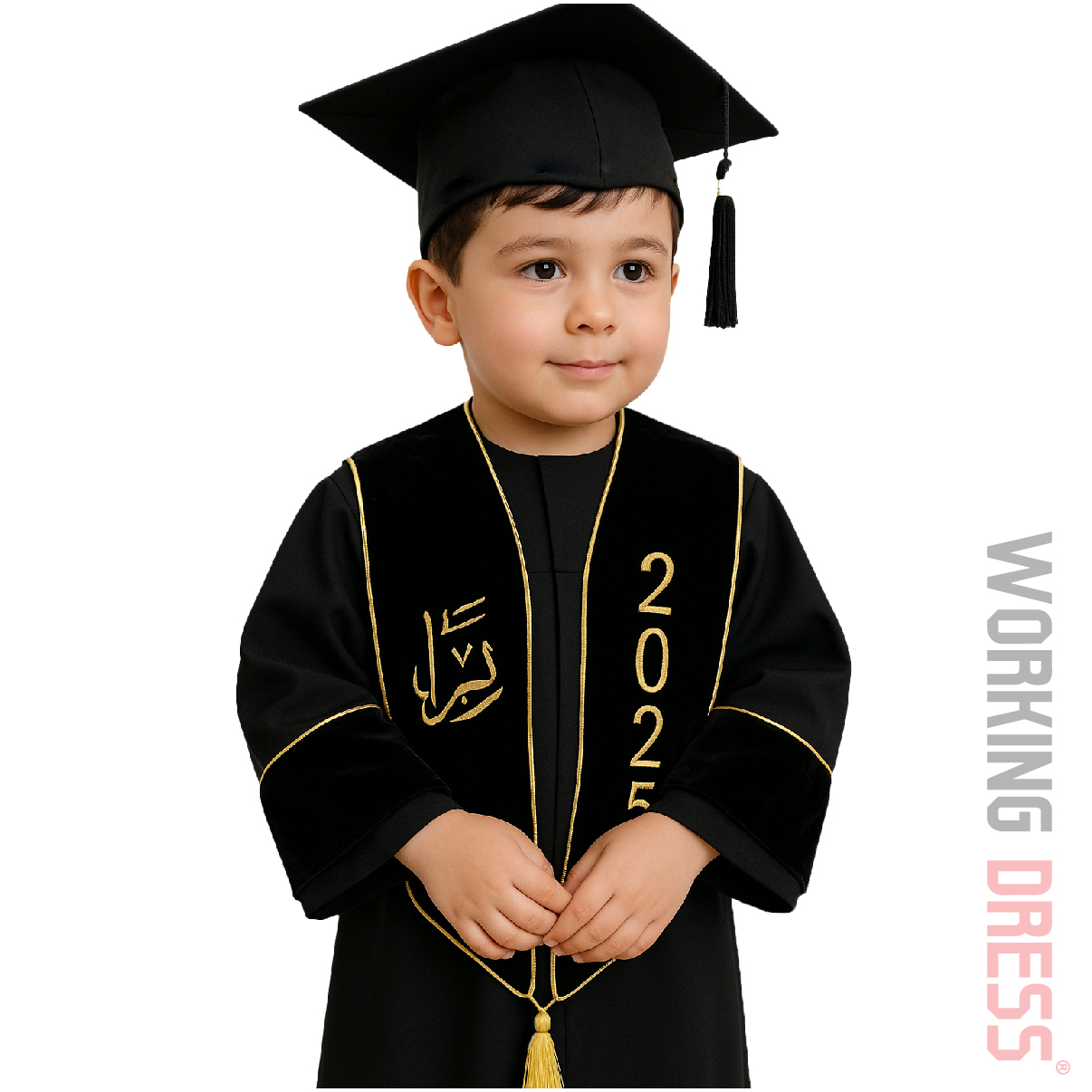 روب تخرج مخمل ولادي