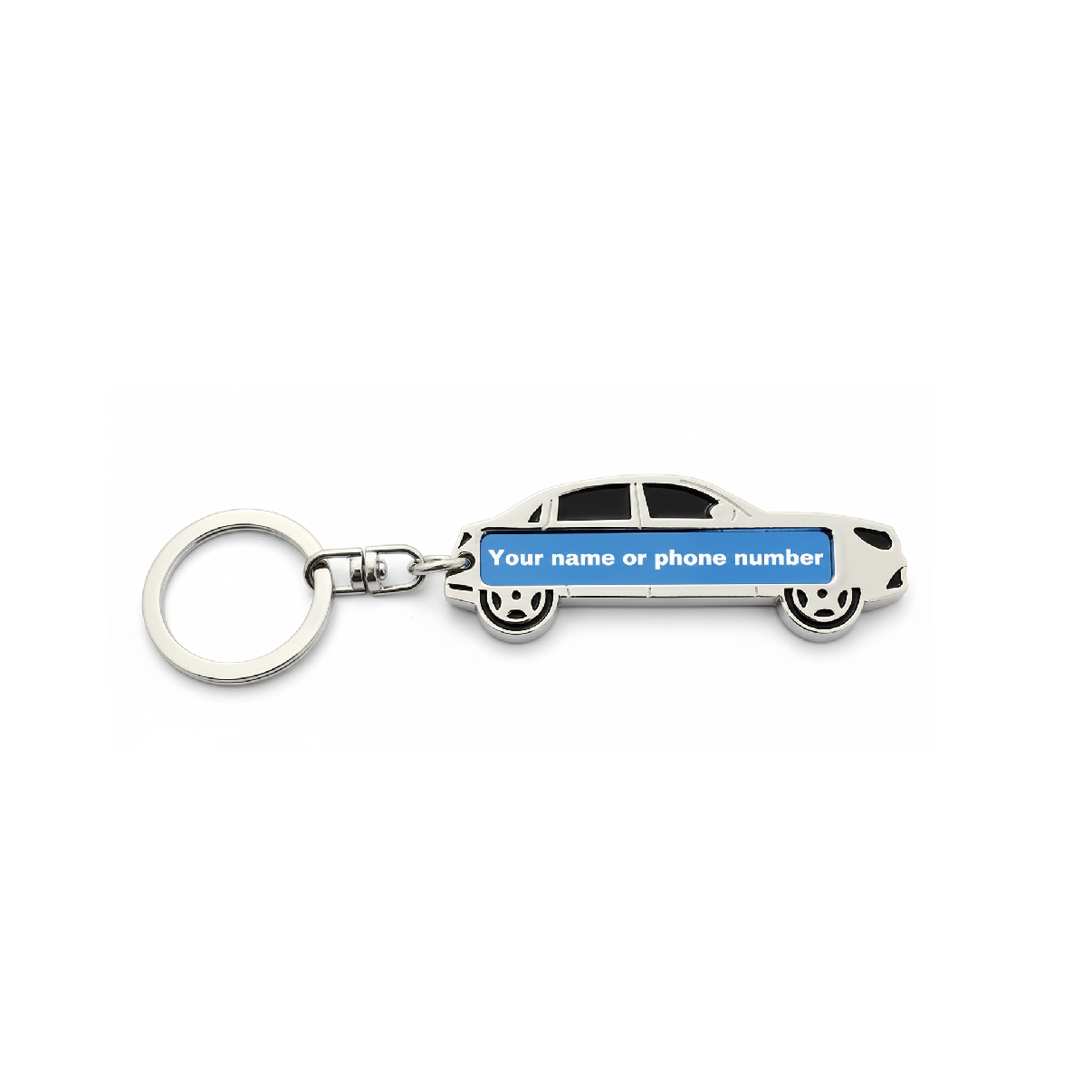 مدالية نمرة معدن شكل سيارة وجهين 2811-11