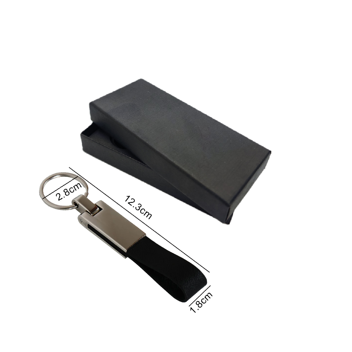 مدالية حفر ليزر اسود مع تعليقة سلفر 2830-4 / 3515-3