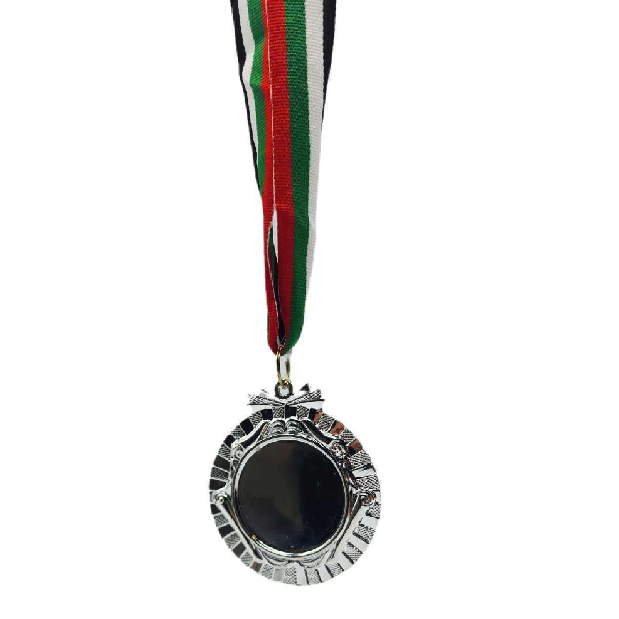 مدالية رياضية 6.50 سم سلفر 2858-6