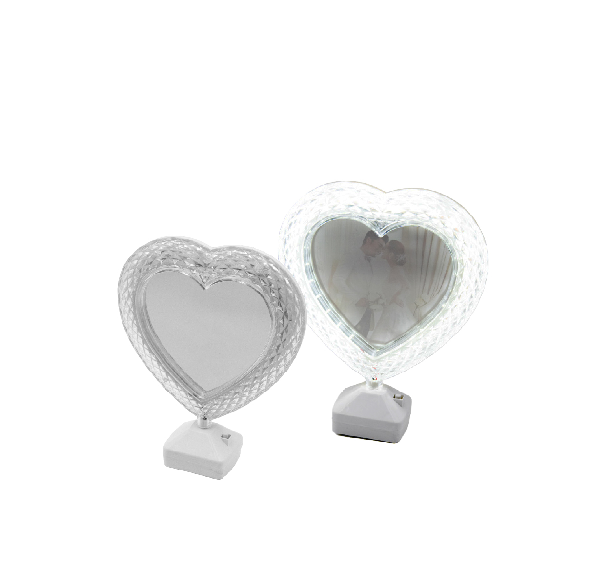مراي قلب صغير كريستال 2715-11