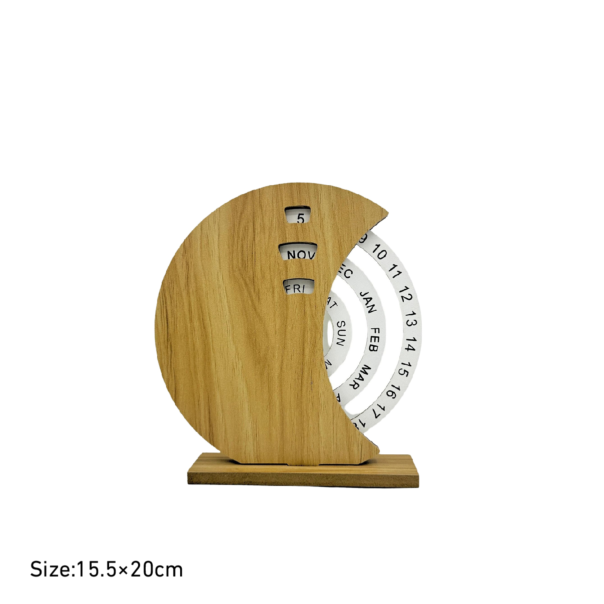 wood calender 2833-3