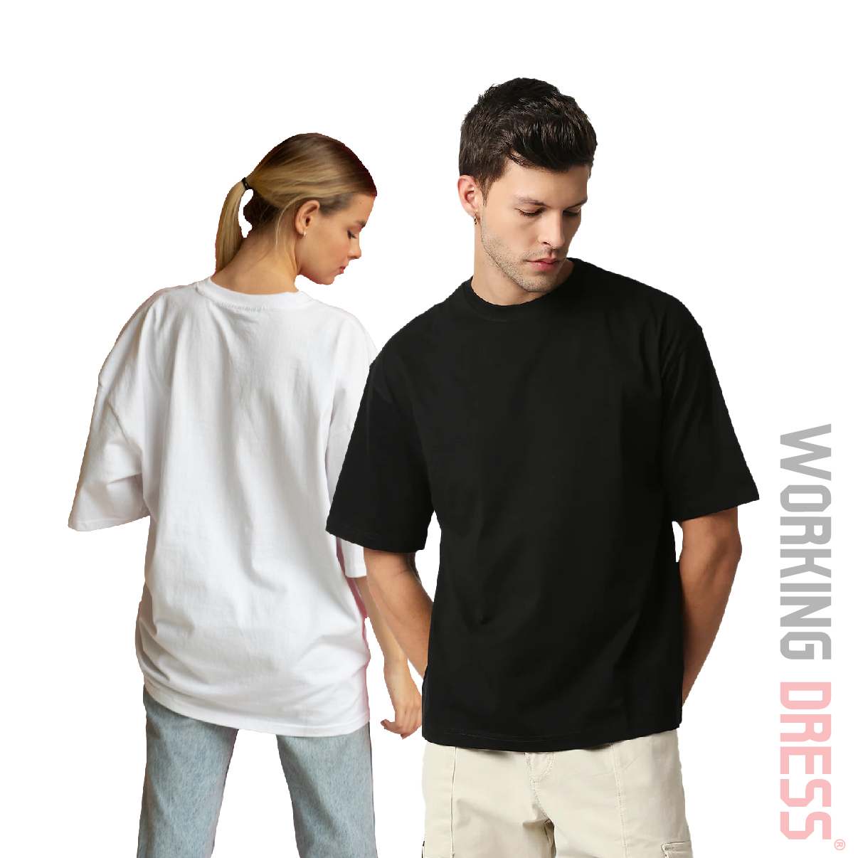 تي شيرت فرنش تيري OVER SIZE