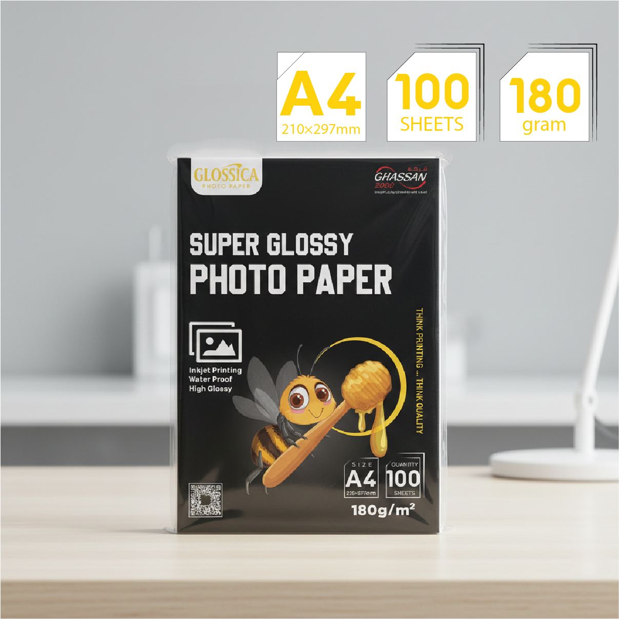 GLOSSICA  PAPER A4 180G 3553-1
