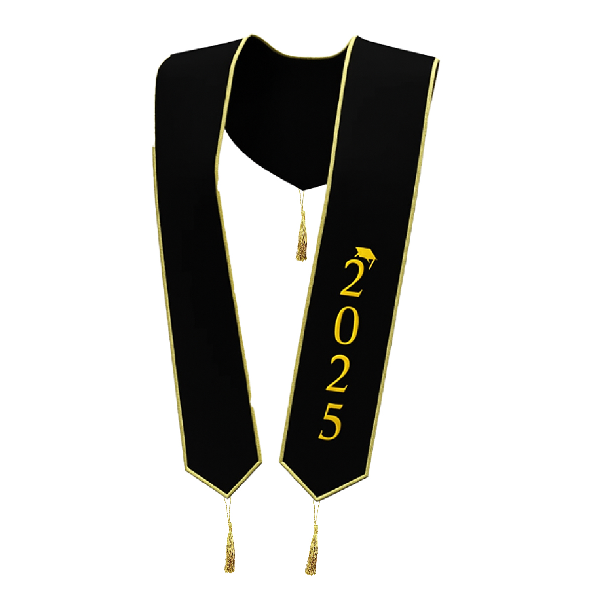 وشاح تخرج ملكي اسود 3211-6