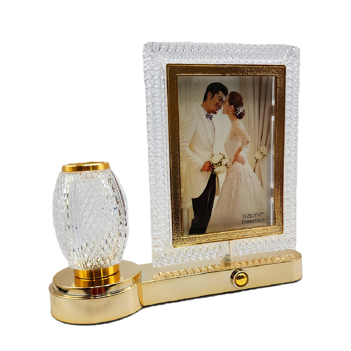 TABLE LAMP مستطيل مع شمعة 3215-6