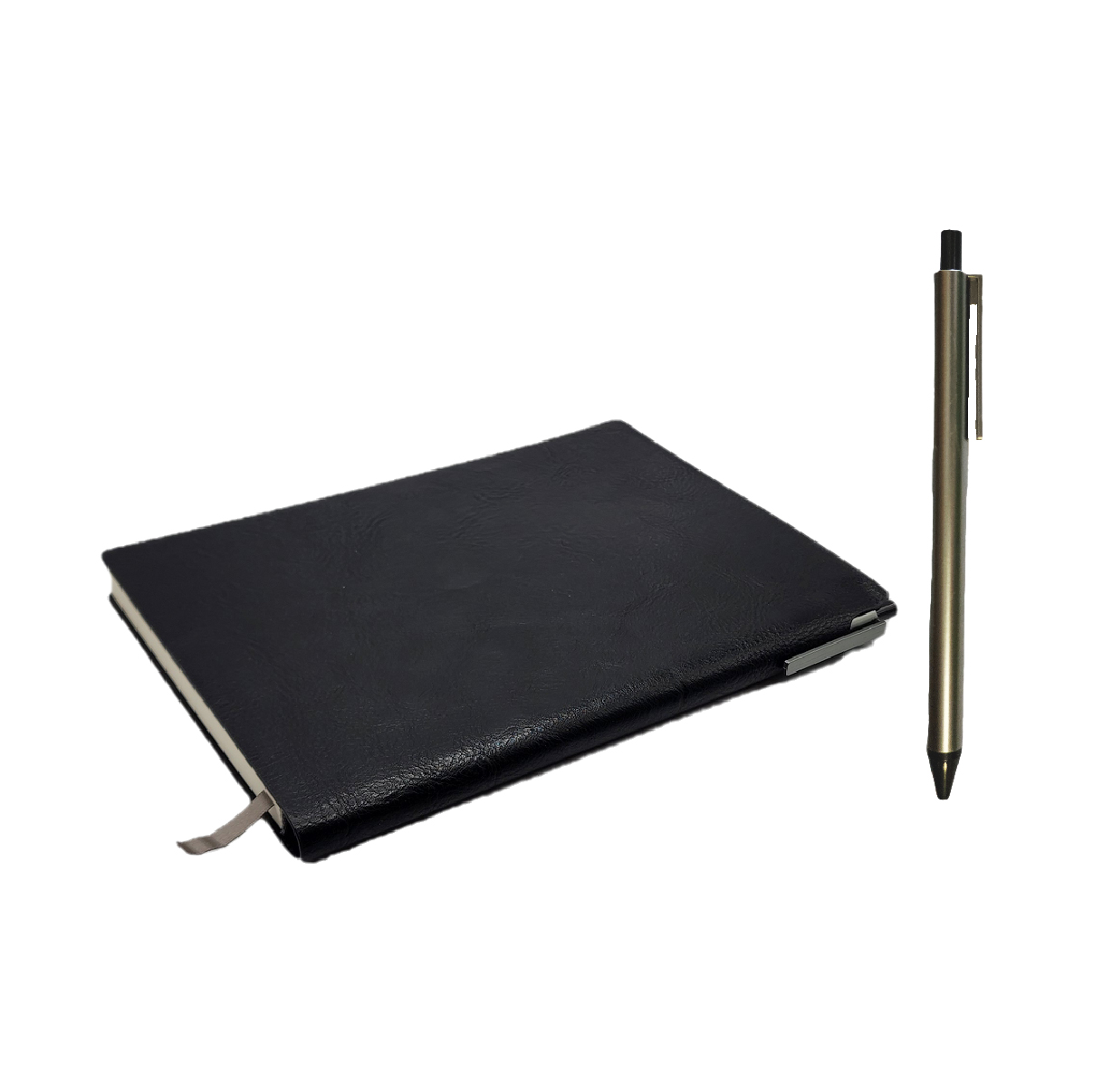 دفتر ملاحظات A5 اسود مع قلم 3210-3