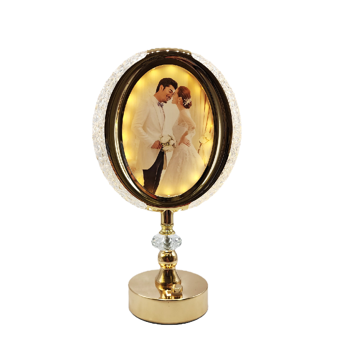 فريم صور بيضوي مع اضاءة 3215-8