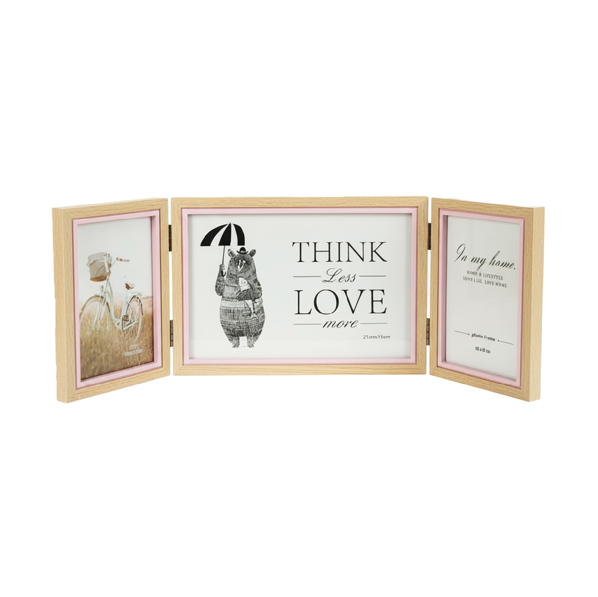 فريم ثلاثي عرضي اطار زهري 3214-9