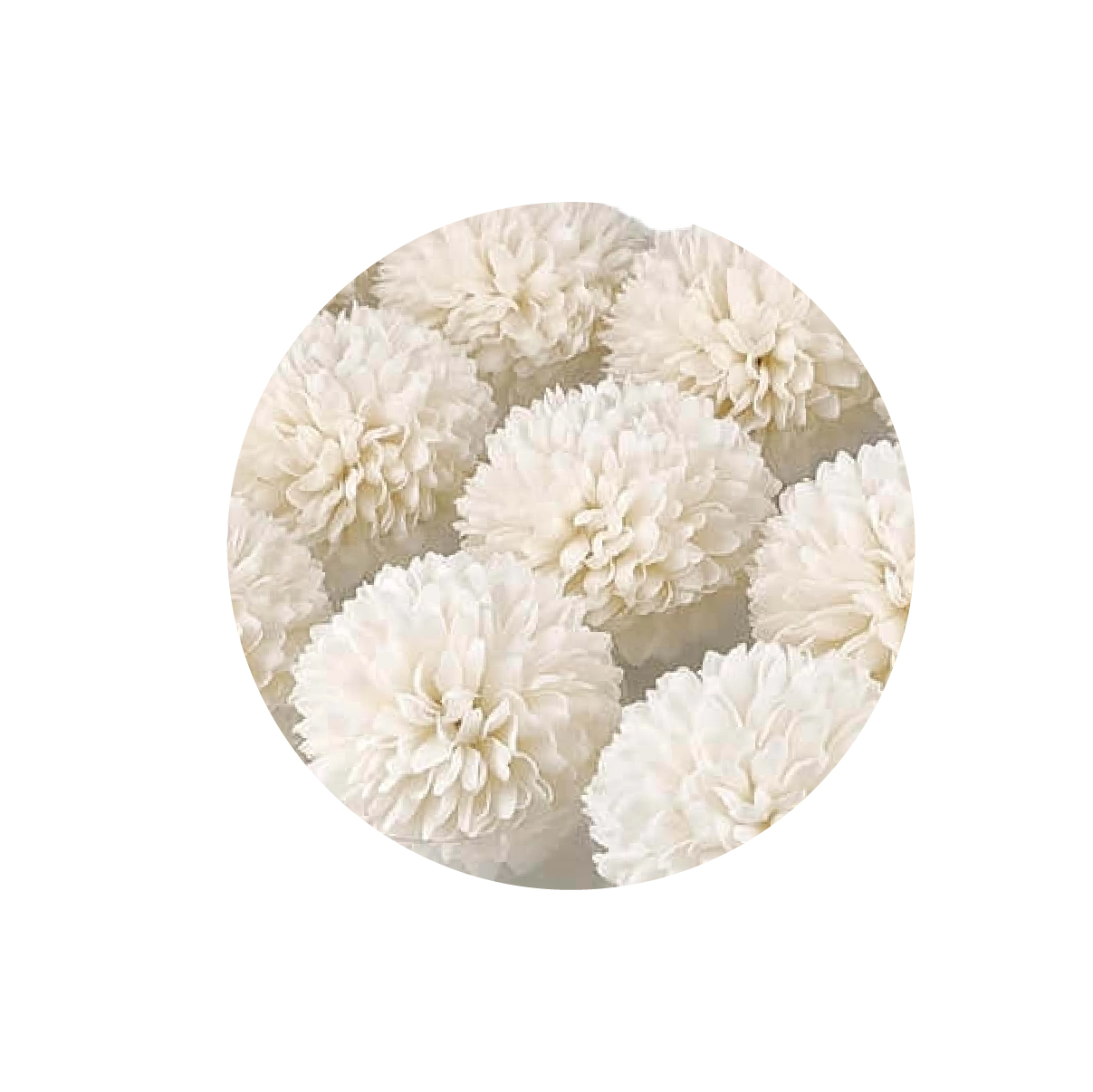 ورد صناعي فل ابيض 3508-4