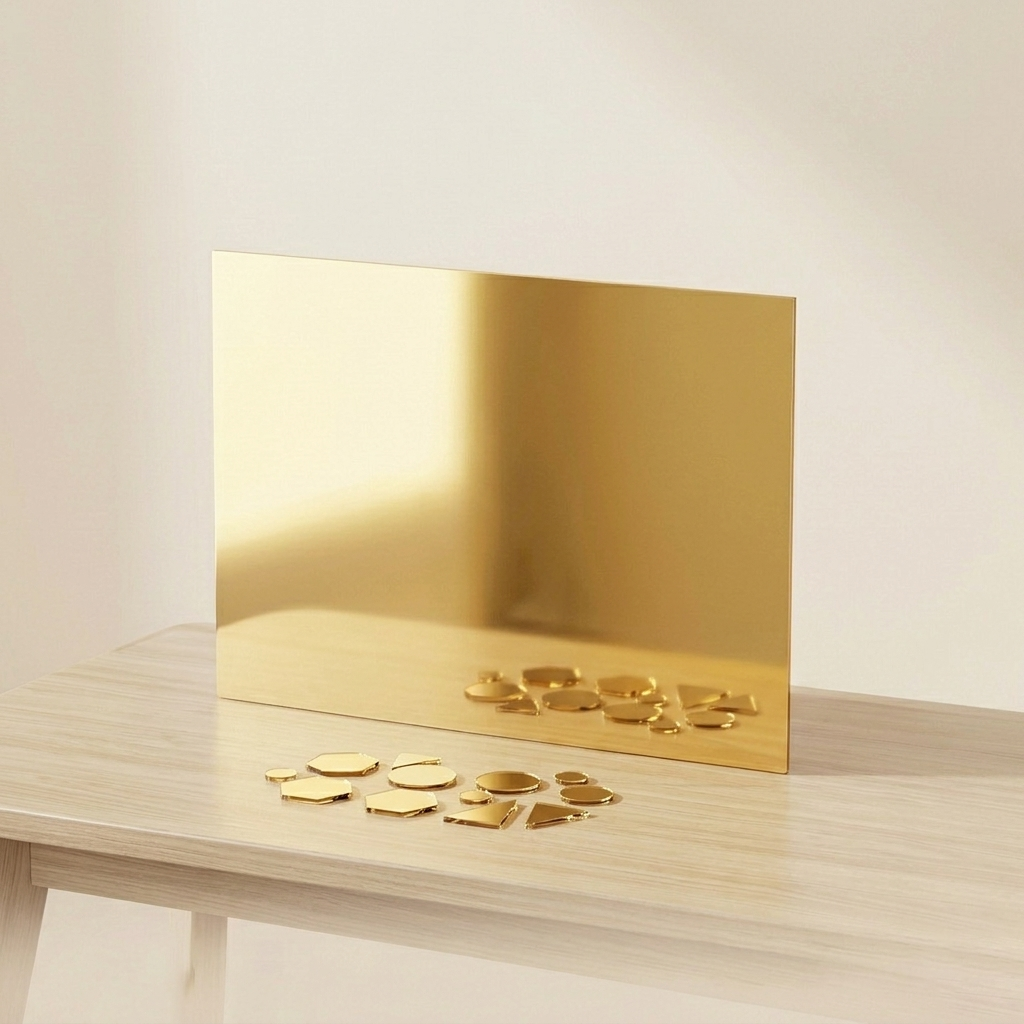 اكرلك ذهبي 2.8 ملم 122*81