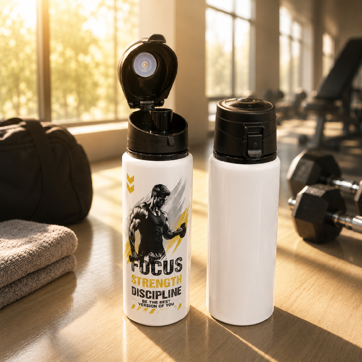 Hiking bottle white Sub. 700ml 906-19