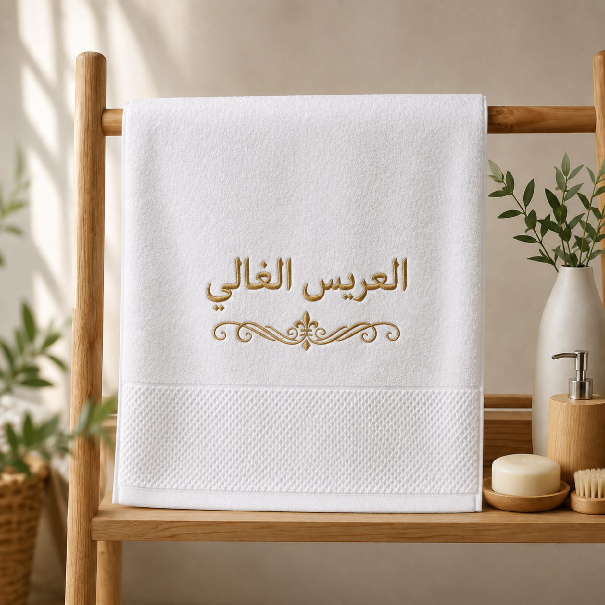بشكير ابيض 80*40 3822-1