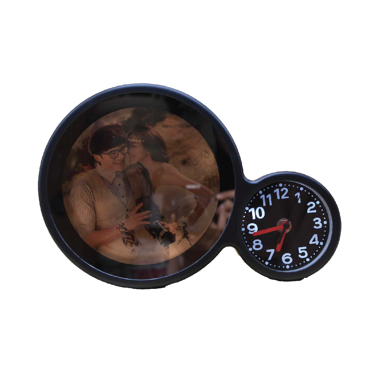 مراي سحري دائرة اسود مع ساعة 1116-6