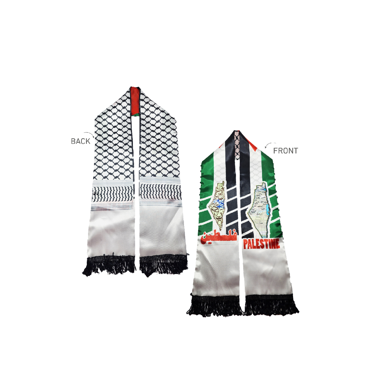 وشاح علم فلسطين 1613-1 / 2308-2