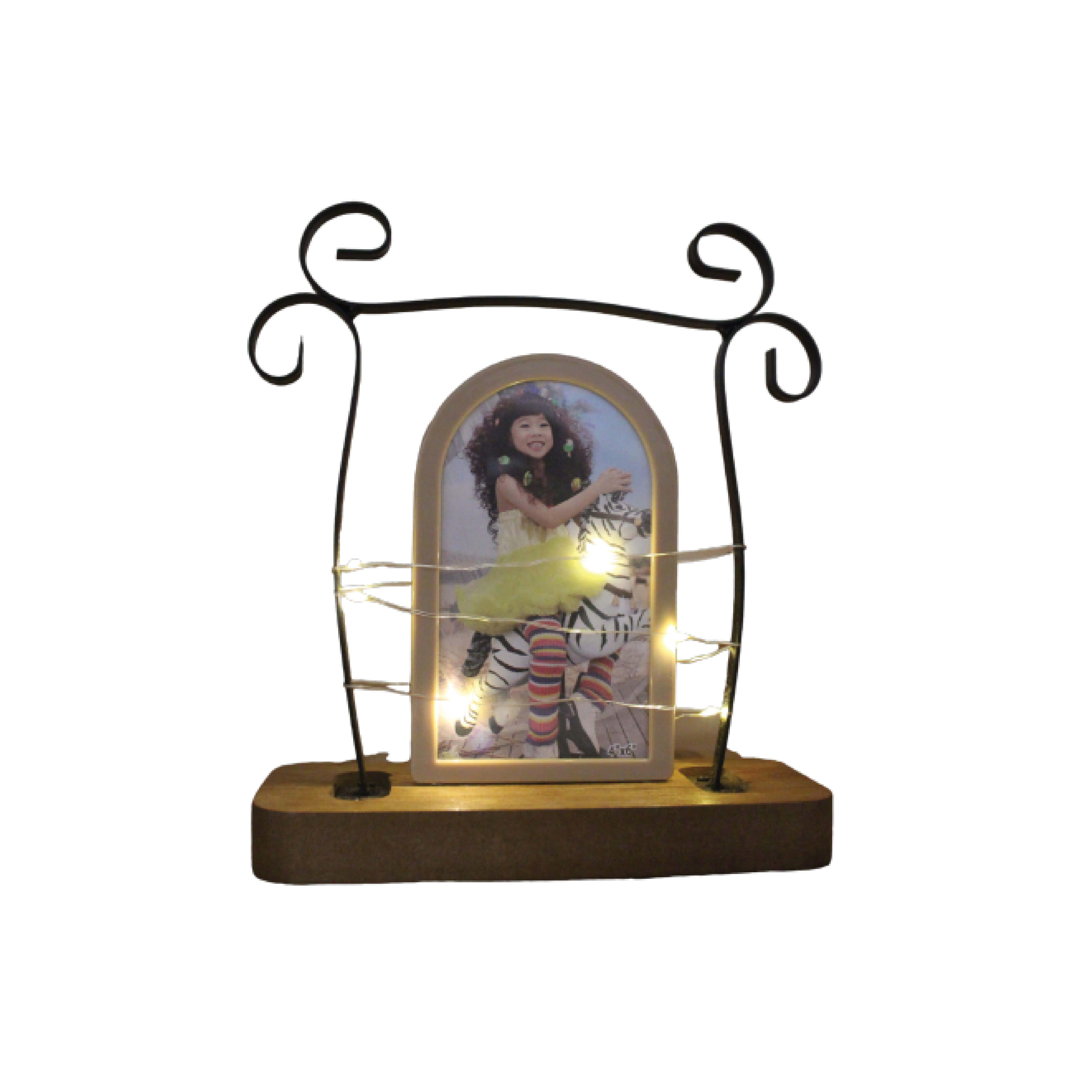 فريم صورة قاعدة خشب مع اضاءة 194-9