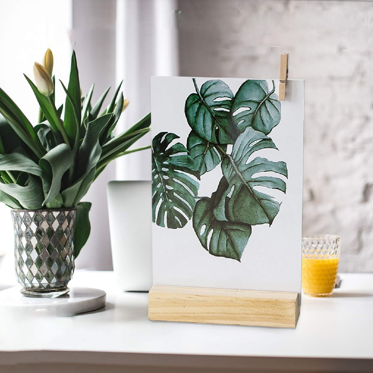 فريم صور زجاج قاعدة خشب 208-6 / 4*6