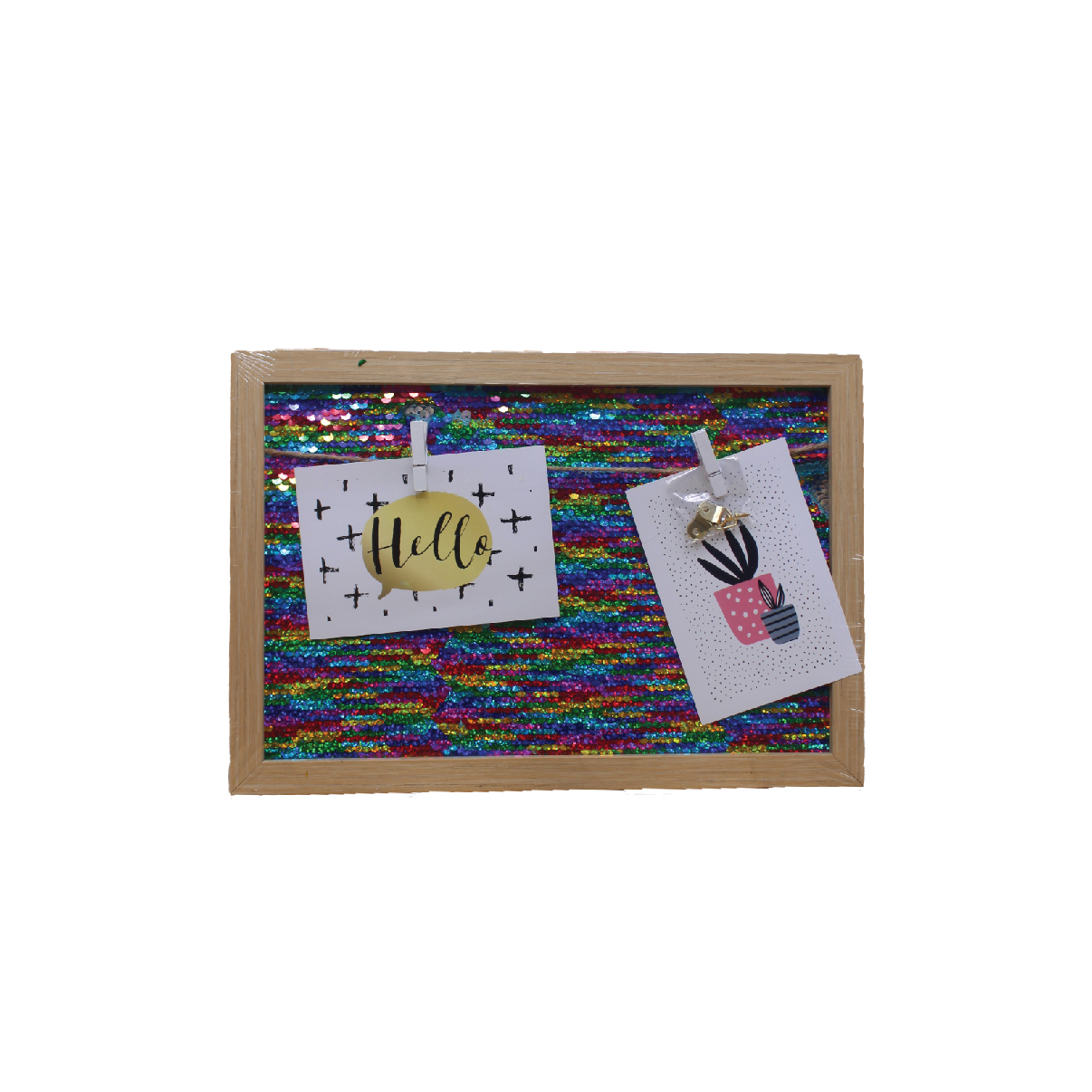 فريم صور تعليق 2 صورة ذهبي 191-5