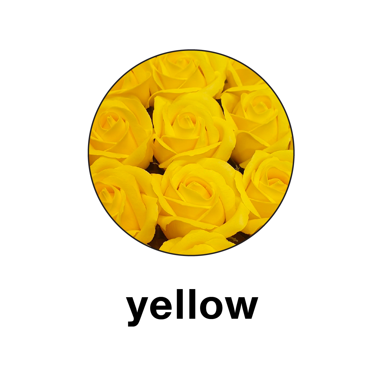 ورد صناعي اصفر 1109-5 / 2018-5