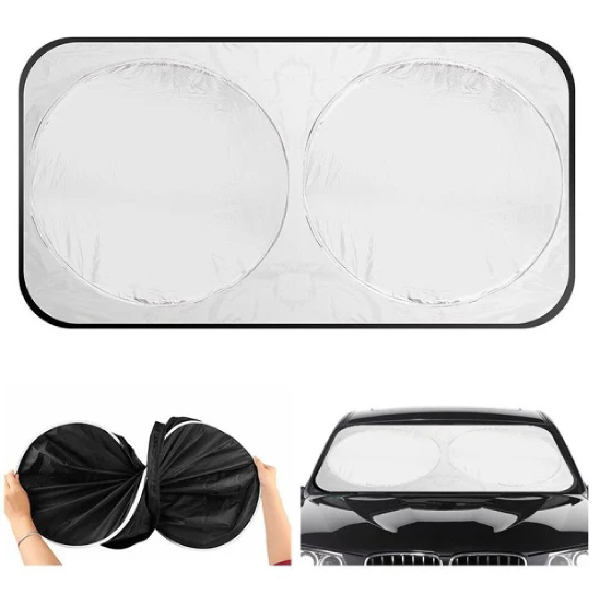 شمسية سيارة سلفر 3545-1