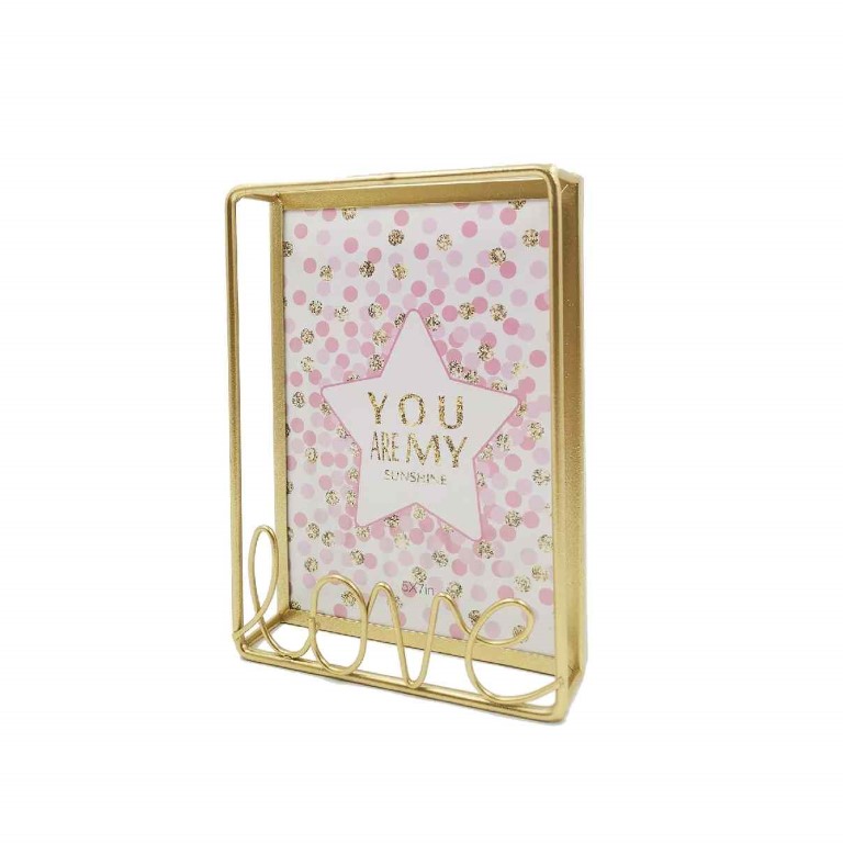 فريم صورة معدن ذهبي 1114-2