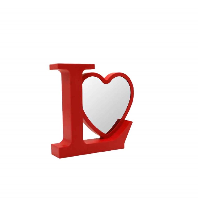 فريم صور بلاستيك قلب احمر 1116-19