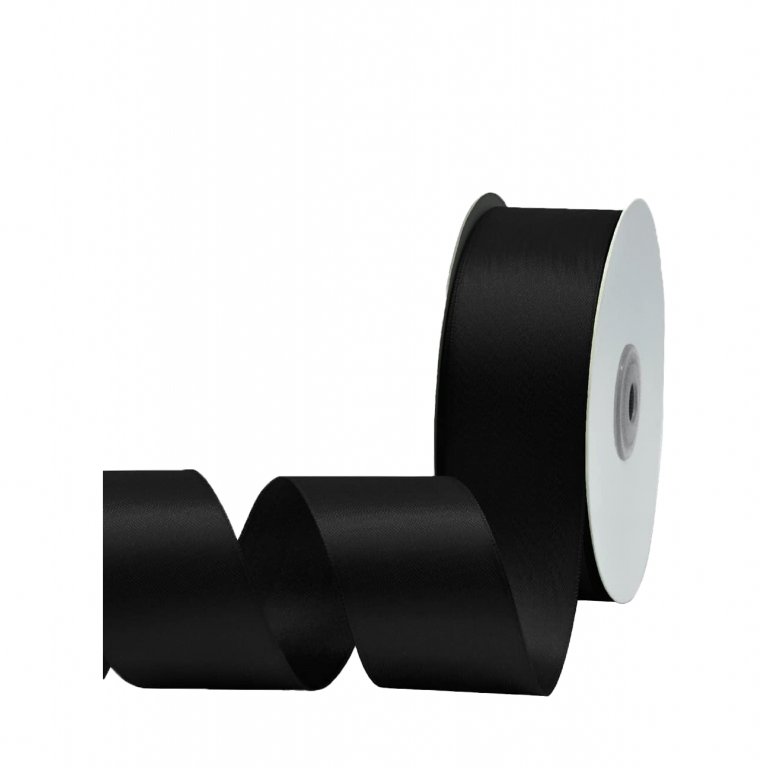 شبر تغليف 4 سم ستان اسود 2511-8 / 2807-2