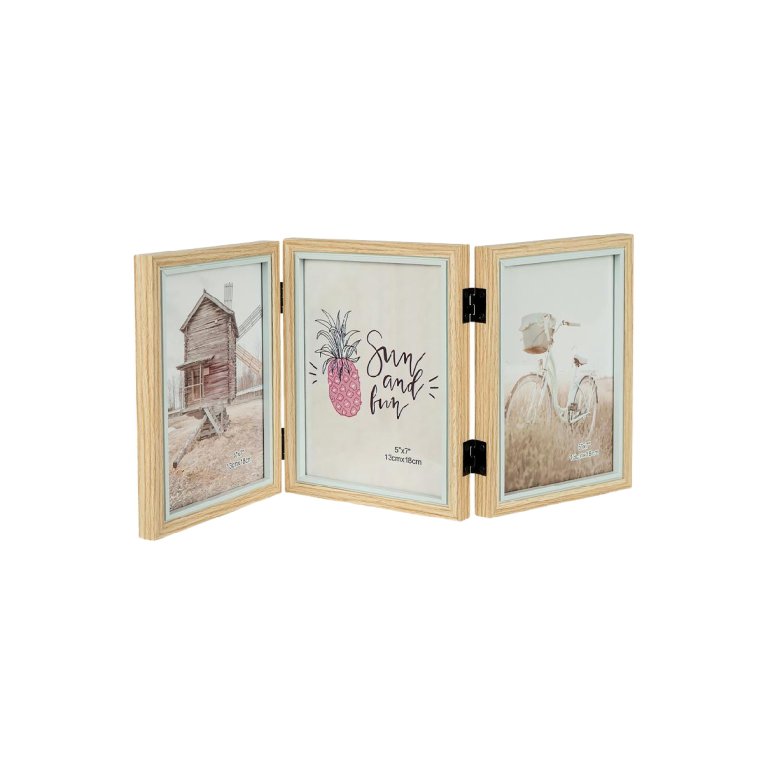 فريم ثلاثي طولي اطار ازرق 3214-8