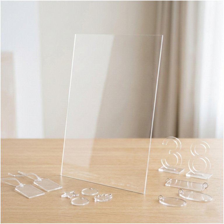 اكرلك شفاف 1.8 ملم 122*81