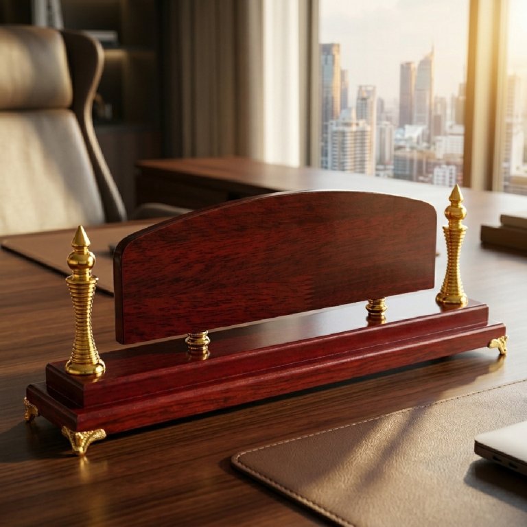 ستاند مكتب بني غامق 3720-2