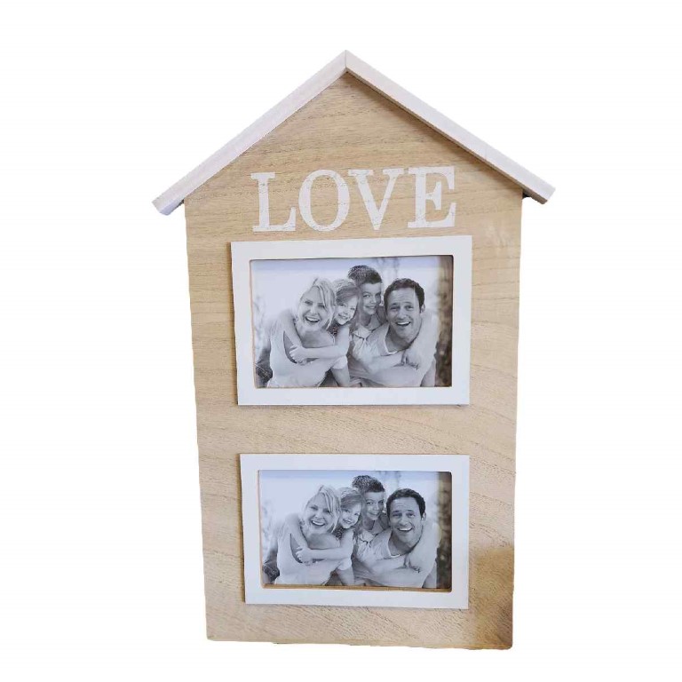 برواز خشب بيت صورتين love 169-5