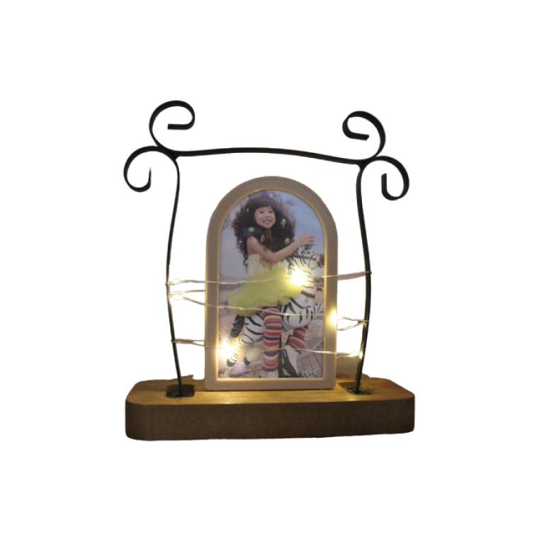 فريم صورة قاعدة خشب مع اضاءة 194-9