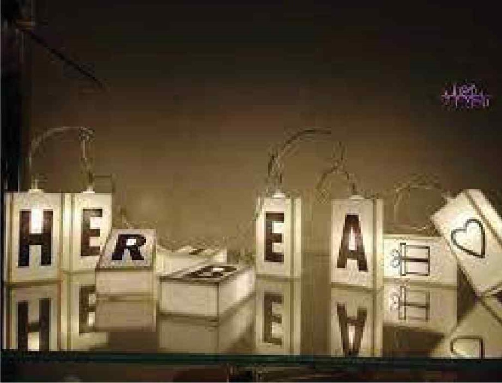 حبل اضاءة مع احرف317-12